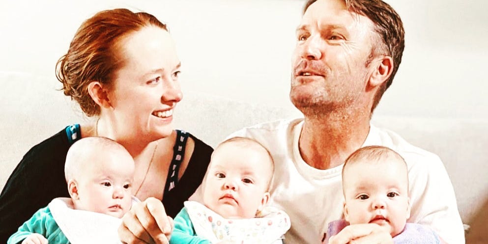 We Had Triplets When My Husband and I Were in Our 40s | Invesloan.com