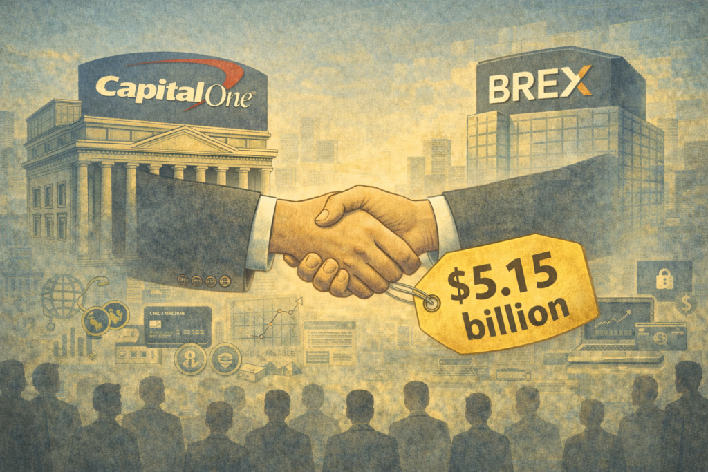 Capital One to purchase stablecoin fintech Brex for $5.15B in cash-and-stock deal | Invesloan.com