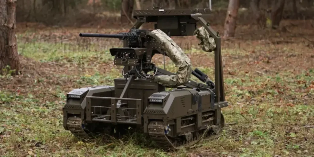 Ukraine War Robots Carrying Heavy US’s Century-Old M2 ‘Ma Deuce’ Gun | Invesloan.com