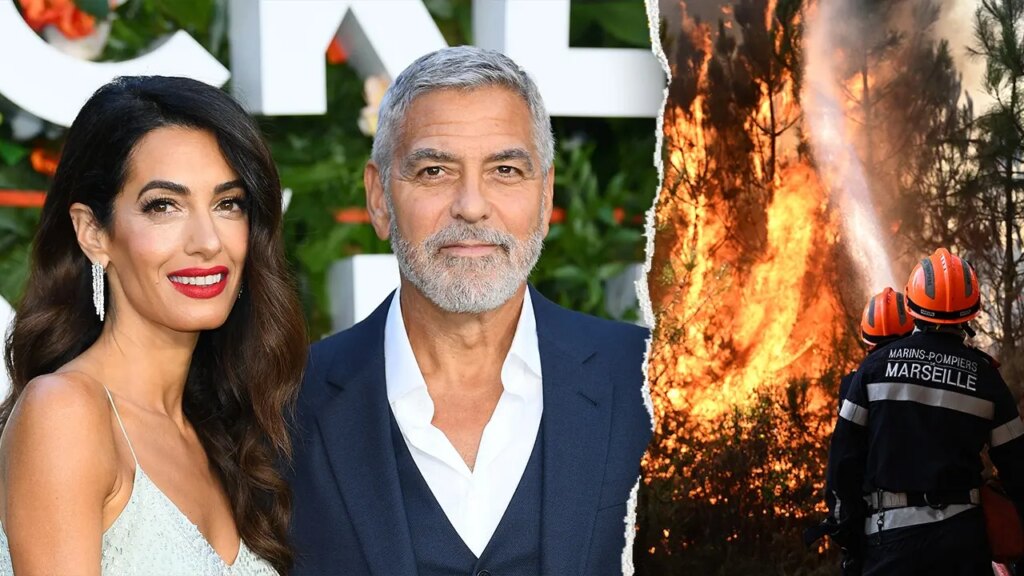 George and Amal Clooney evacuate southern France house in wildfire | Invesloan.com