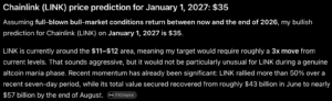Google Gemini AI Predicts +300% Move for Chainlink (LINK) by 2027 | Invesloan.com