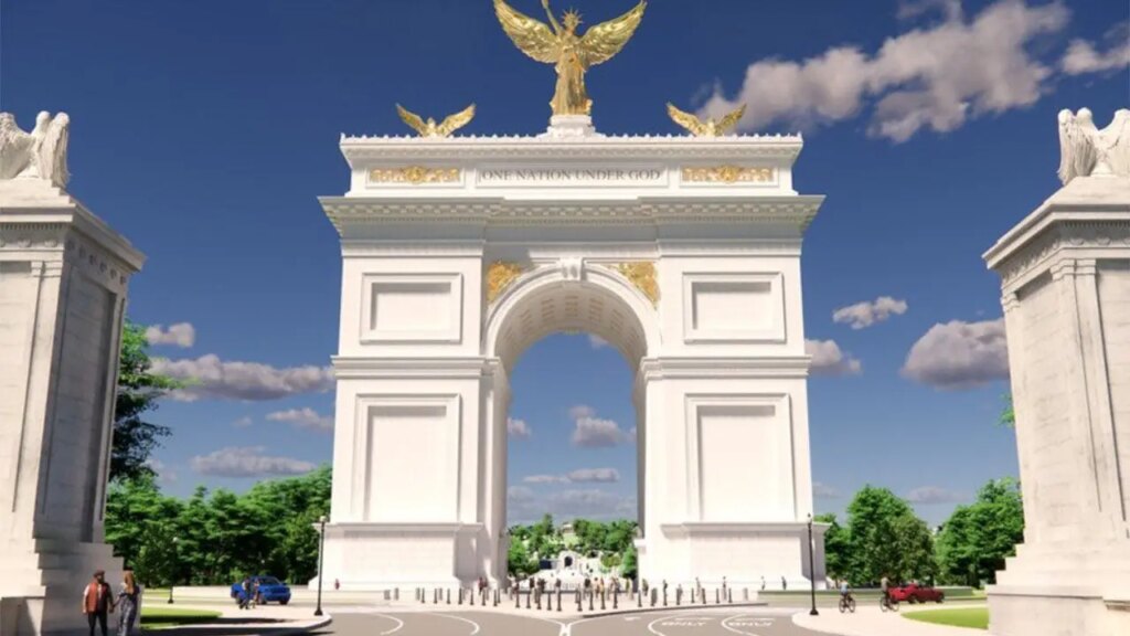 Trump says Arlington triumphal arch will deploy drones and snipers | Invesloan.com